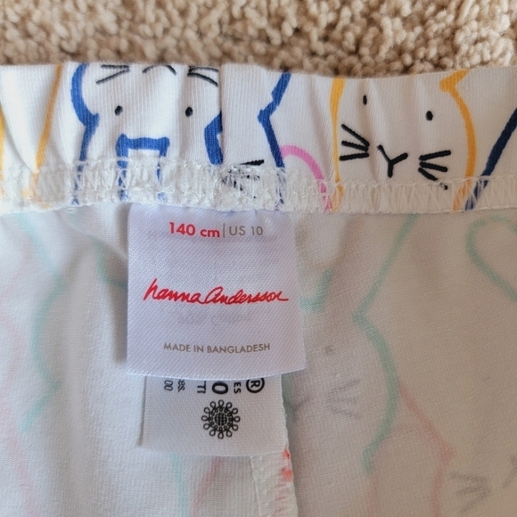 Hanna Andersson Rainbow Bunny Leggings 140/10 - Picture 4 of 5